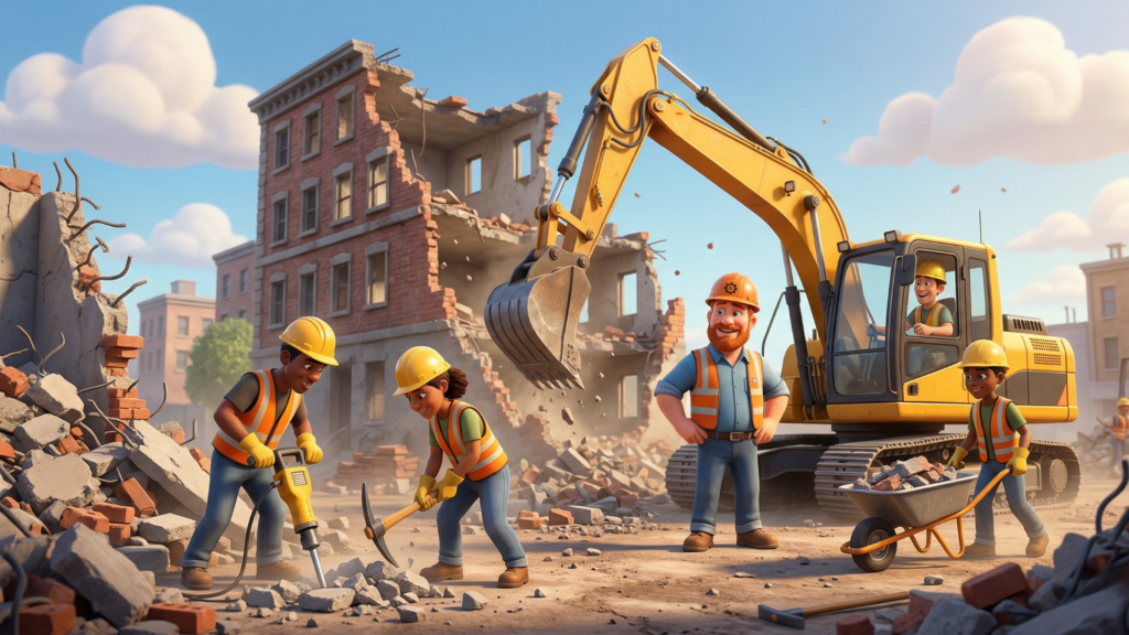 Abbruchunternehmen: Wenn der Beton bröckelt, muss der Cashflow stehen