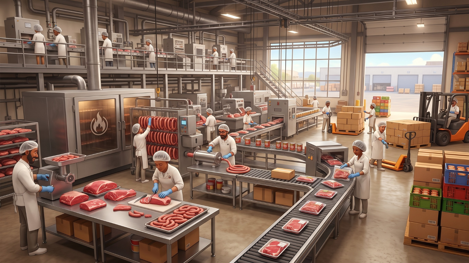 Fleisch- & Wurstwarenfabrikanten: Industrielle Produktion – Maximale Liquidität