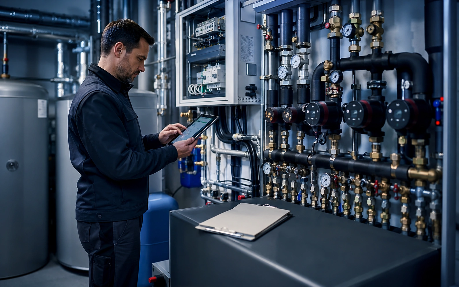 Wartung und Servicevertrag im technischen Handwerk