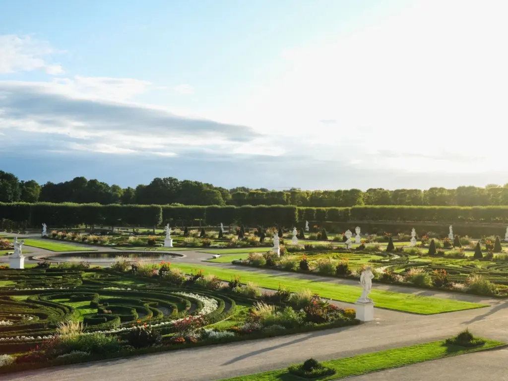 Herrenhäuser Gärten in Hannover mit barocker Gartenanlage