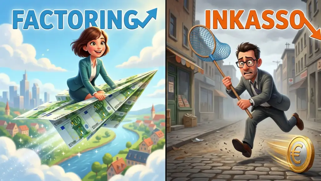 Factoring vs. Inkasso: Wo liegt der entscheidende Unterschied?