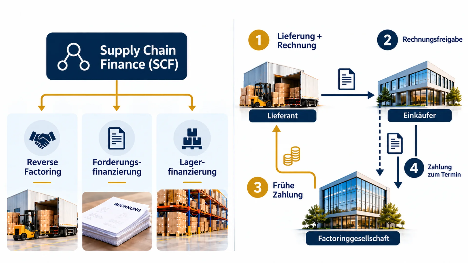 Supply Chain Finance vs. Reverse Factoring: Was ist der Unterschied?